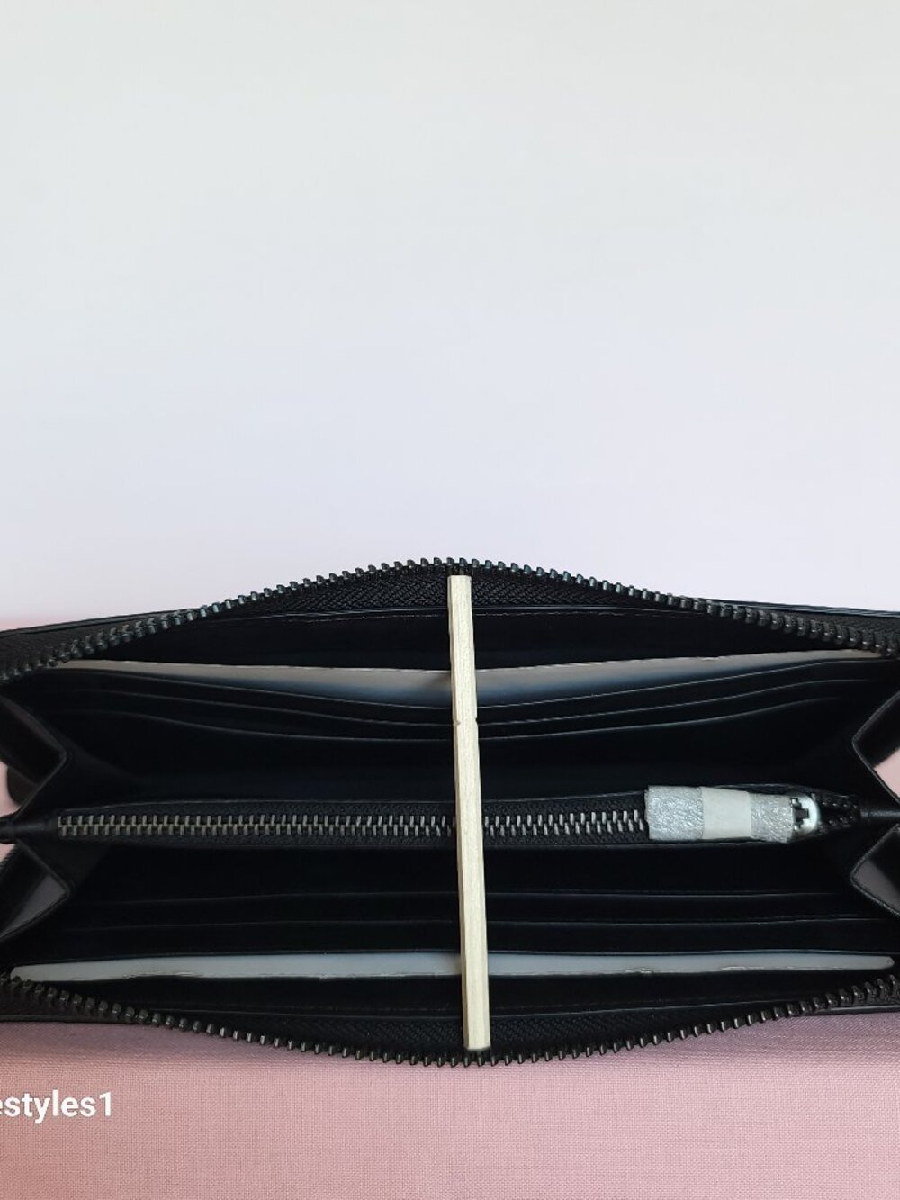 COACH Boxed Slim Accordion Signature Canvas & Leather Wallet w Back-slip pocket⭐ - Picture 14 of 16